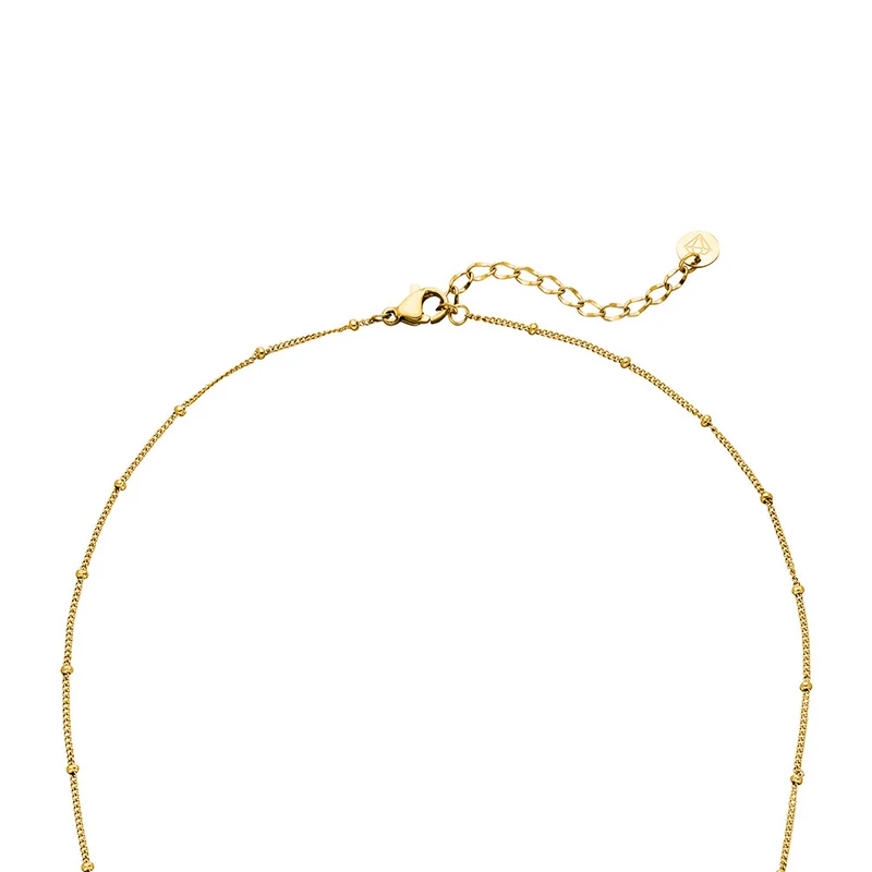 Simple Dots Halskette | 18K vergoldet