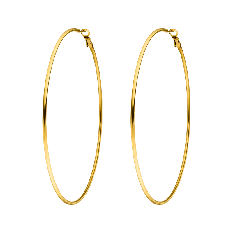 Large Hoops Ohrringe | 18K vergoldet