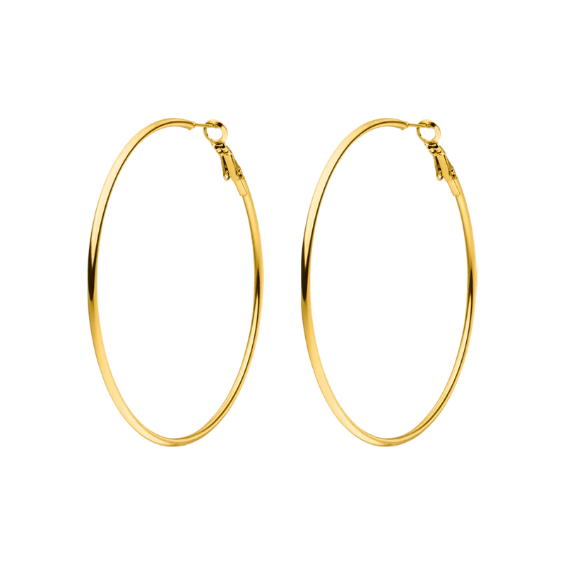 Large Hoops Ohrringe | 18K vergoldet