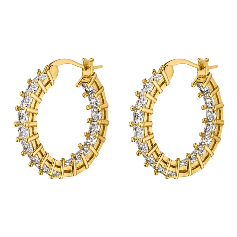 Cristallo Ohrringe | 18K vergoldet