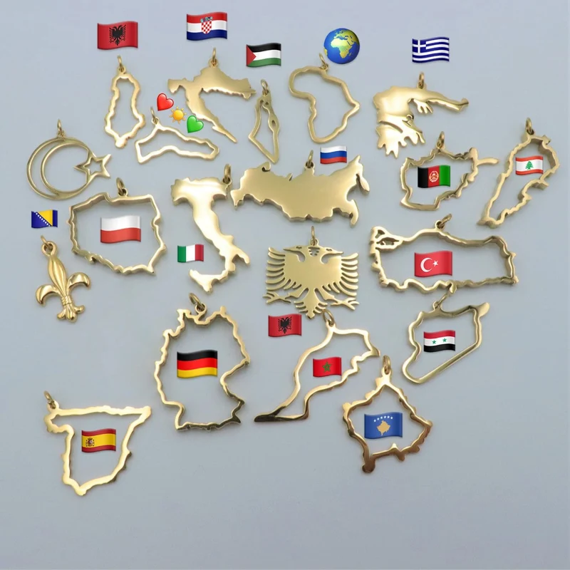 Nations Armband | 18K vergoldet