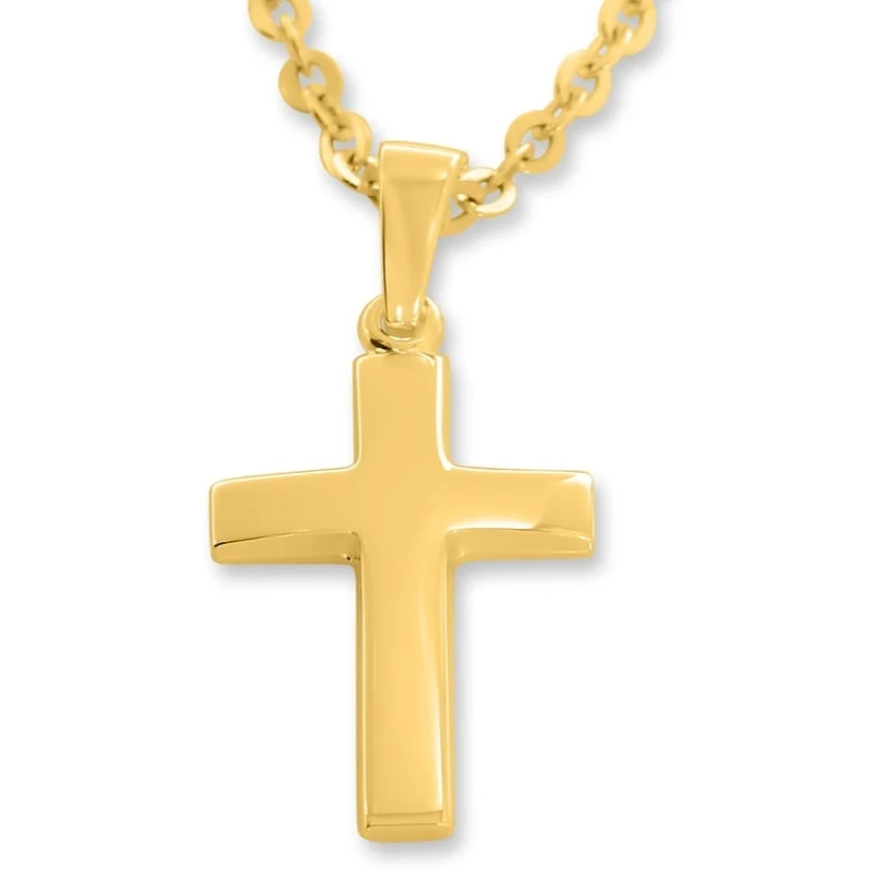 TAUFKETTE MIT KREUZ ANHÄNGER GOLD TAUFSCHMUCK KREUZANHÄNGER HALSKETTE