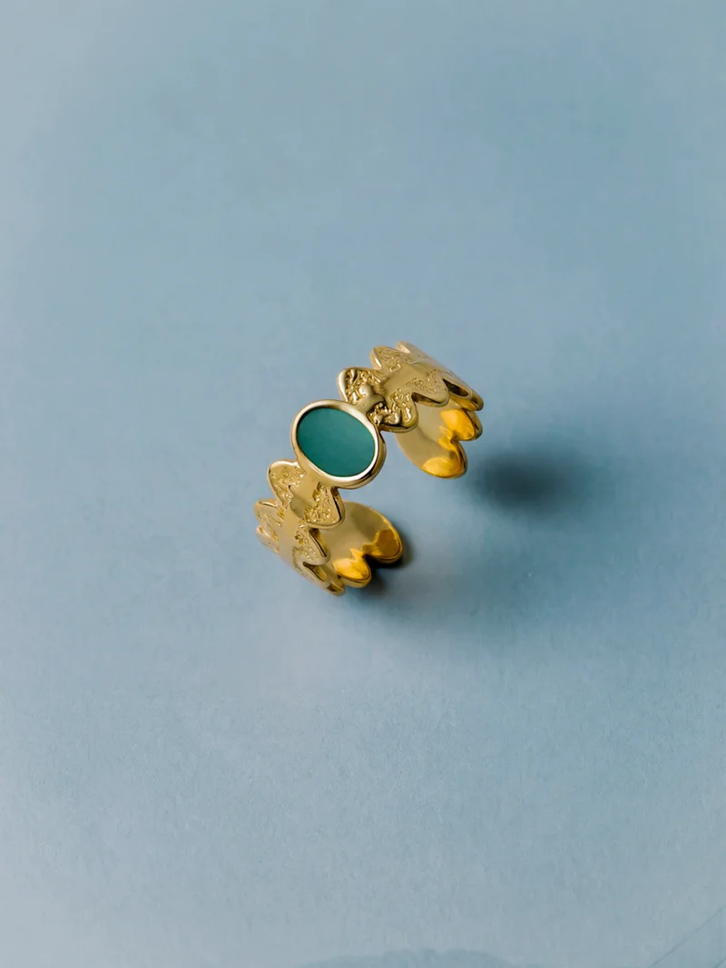 Delicate Blue Ring
