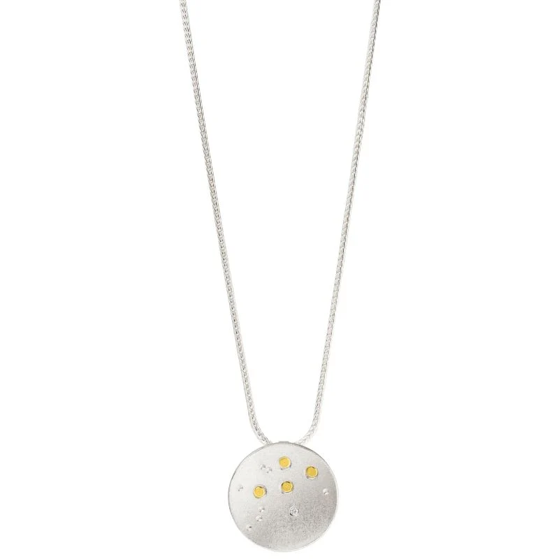 925er Silber Collier MANU Sternenschmuck - Wassermann KS1BR