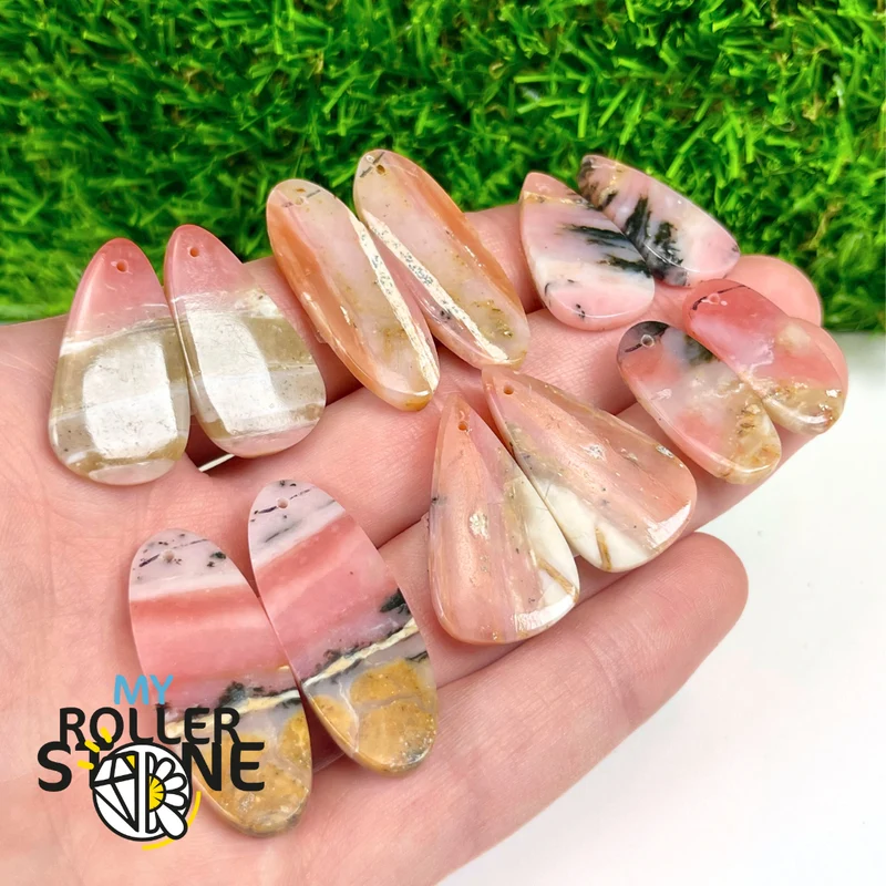 Duo Pink Opal Piercing Anhänger