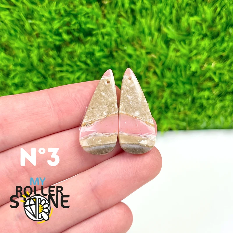Duo Pink Opal Piercing Anhänger