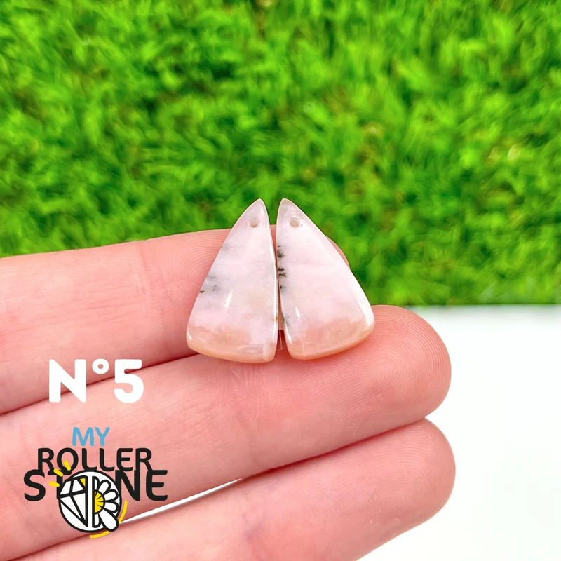 Duo Pink Opal Piercing Anhänger