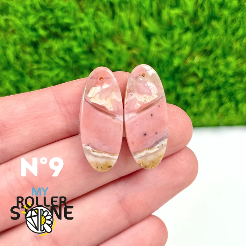 Duo Pink Opal Piercing Anhänger