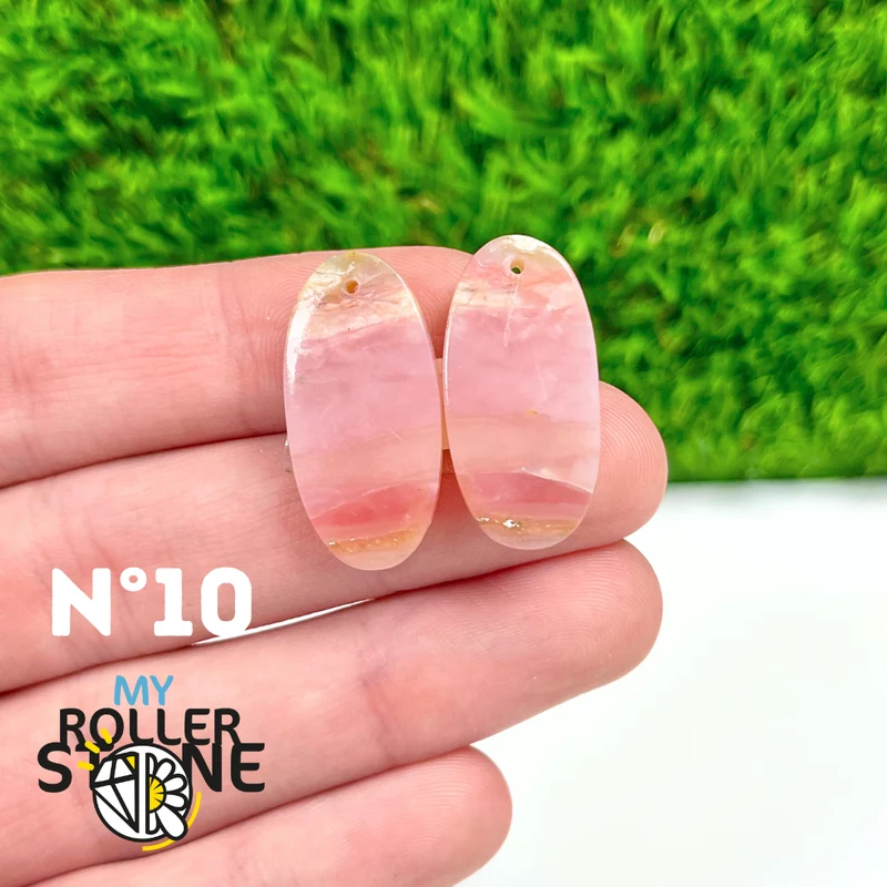 Duo Pink Opal Piercing Anhänger