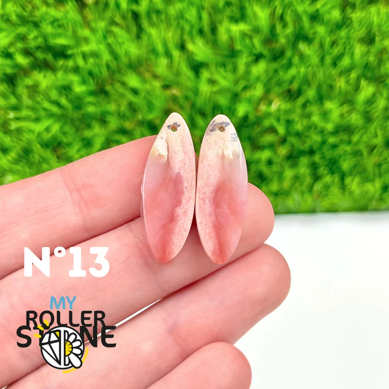 Duo Pink Opal Piercing Anhänger