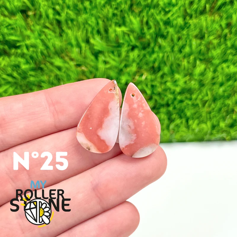 Duo Pink Opal Piercing Anhänger