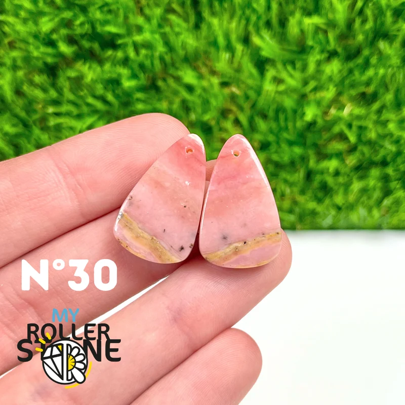 Duo Pink Opal Piercing Anhänger