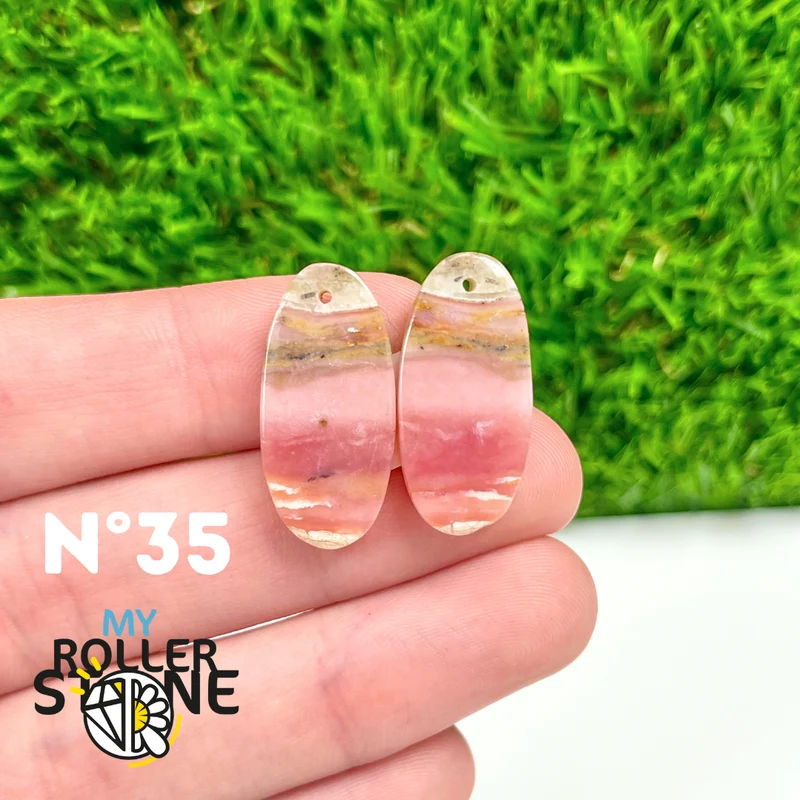 Duo Pink Opal Piercing Anhänger