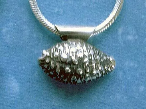 Kaurischnecke Silber Anhänger s