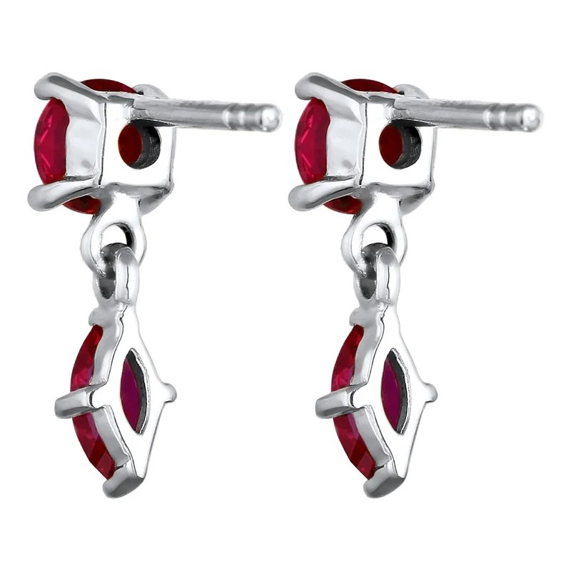 Ohrstecker | Rubin (Rot)
