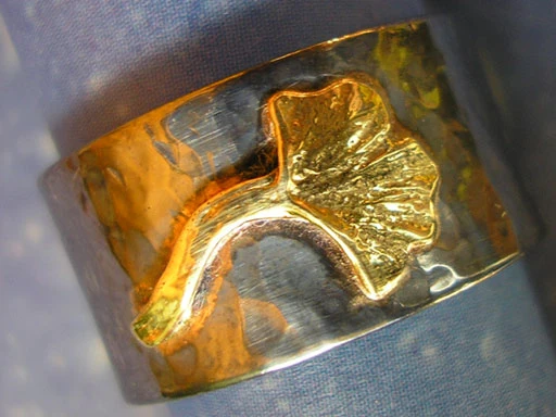 Ginkgoblatt Ring