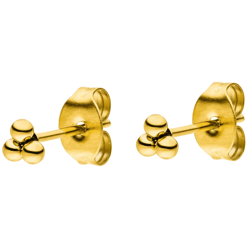 Bullets Ohrstecker | 18K vergoldet