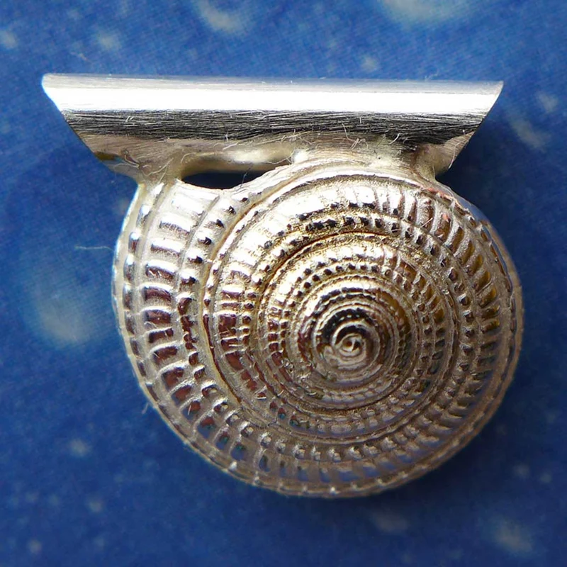 Maritimer Anhänger Schnecke Sonnenuhr xs