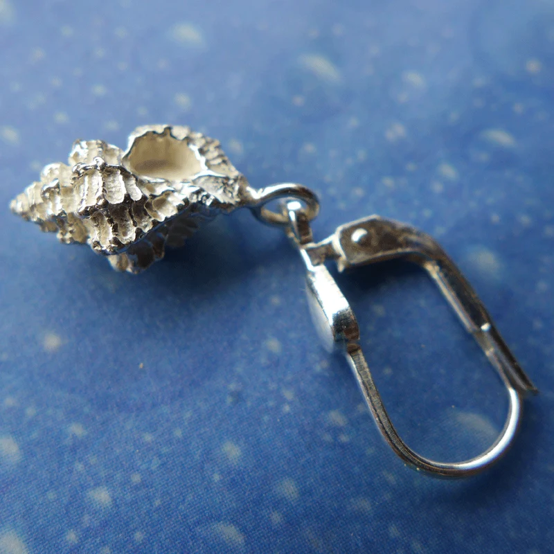 Maritime Ohrringe Stachelschnecke xxs