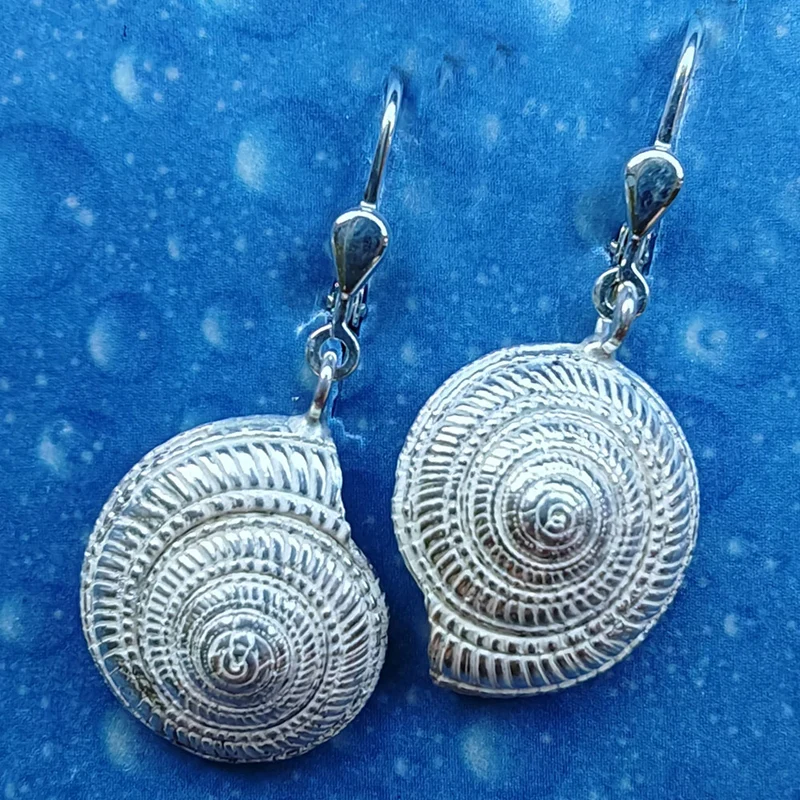 Maritime Ohrringe Sonnenuhrschnecke