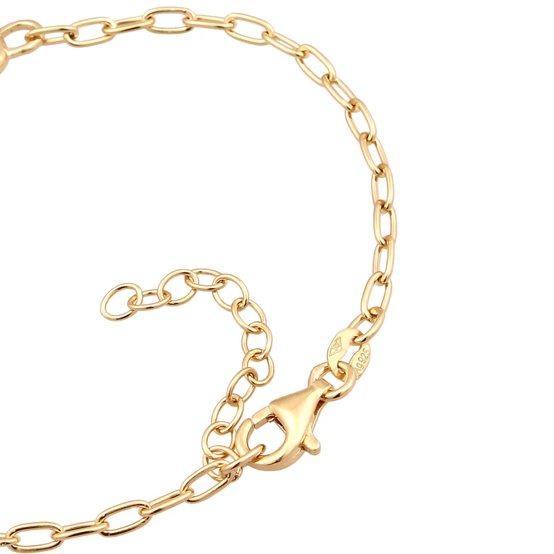 Glieder-Armband Herz Infinity | Mit Kristallen von Swarovski® (Weiß)