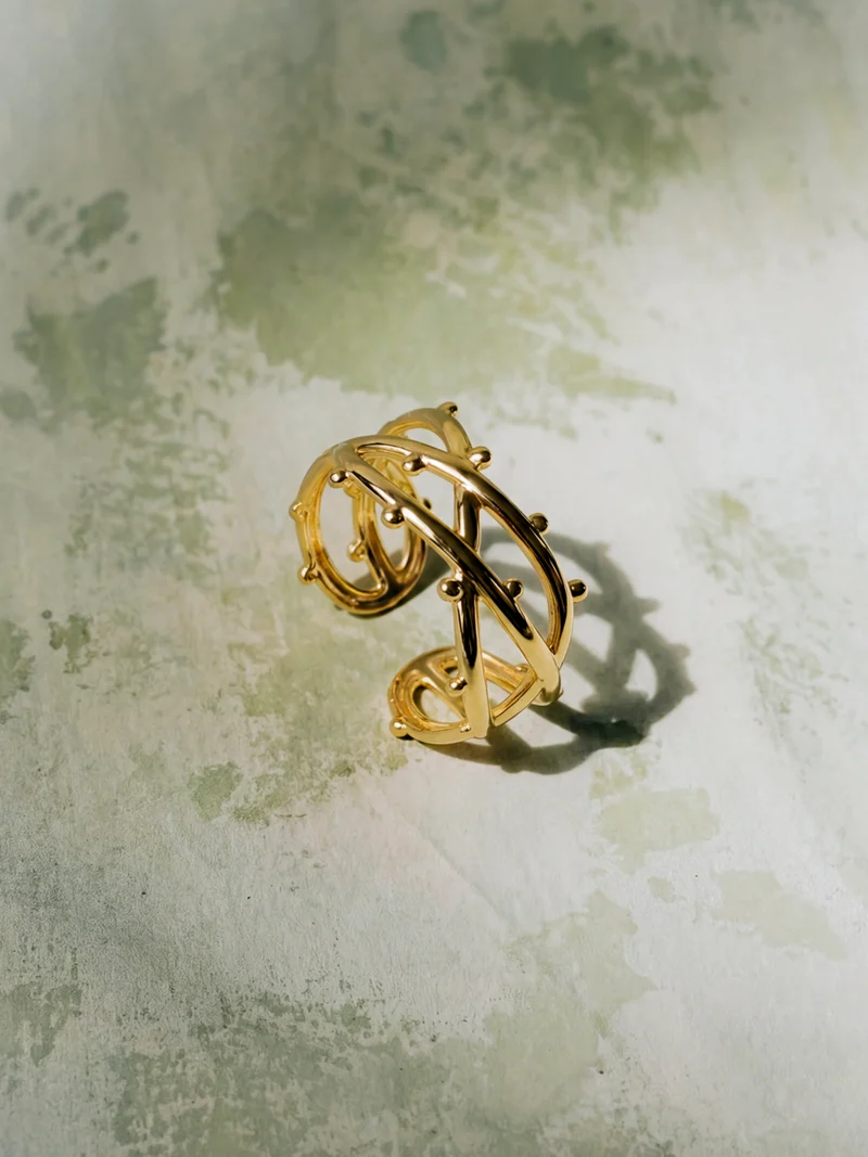 Bold Weave Ring