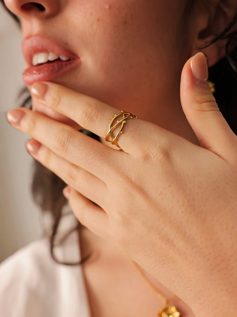 Bold Weave Ring