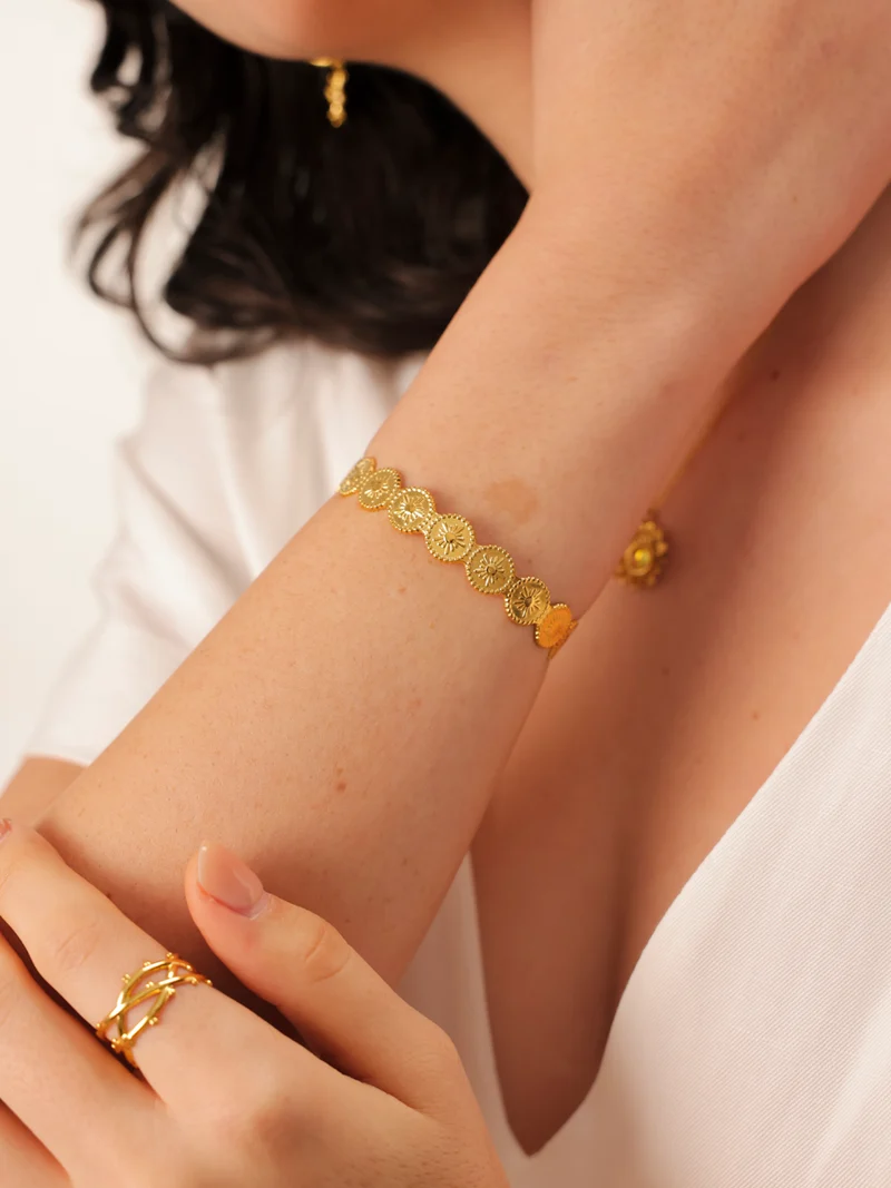 Sunray Disc Armcuff
