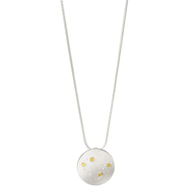 925er Silber Collier MANU Sternenschmuck - Zwillinge KS5BR