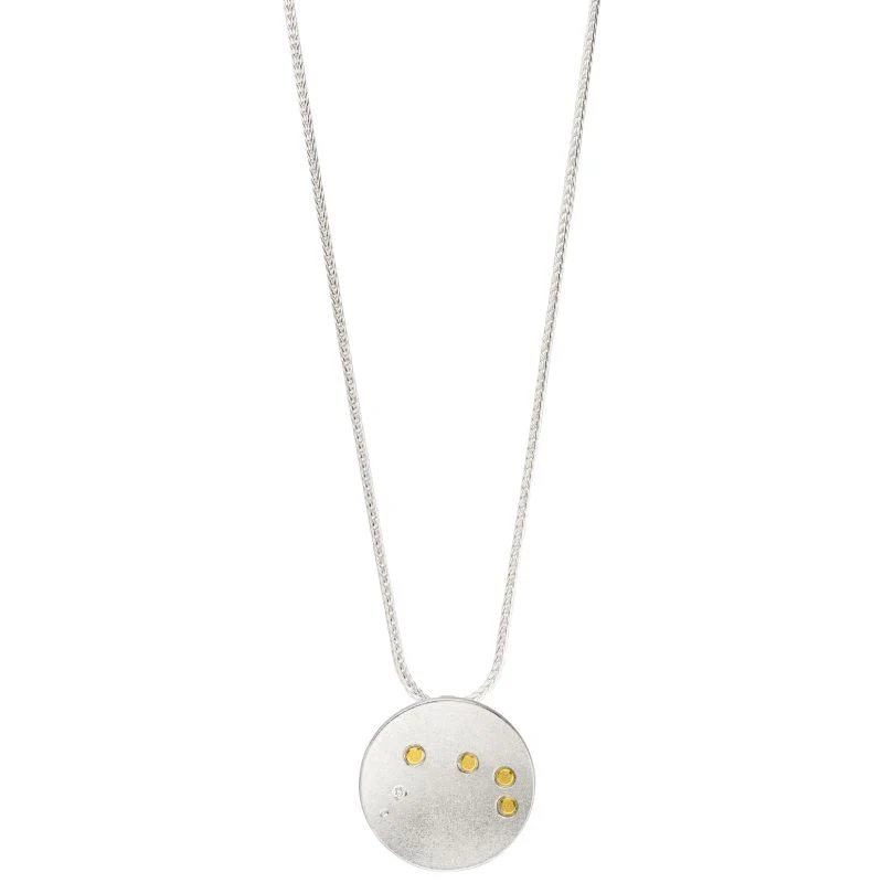 925er Silber Collier MANU Sternenschmuck - Widder KS3BR