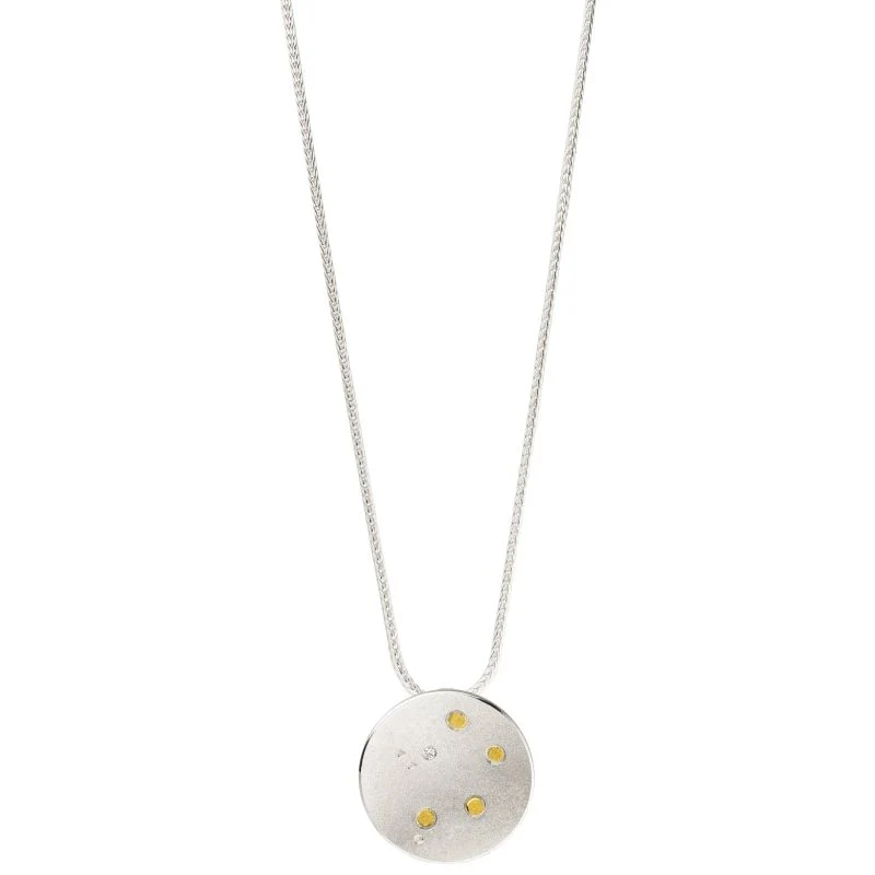 925er Silber Collier MANU Sternenschmuck - Waage KS9BR