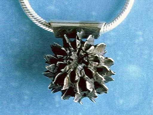 Kasuarine Samen Anhänger Silber s