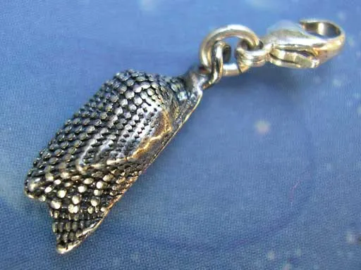 Kahnmuschel Arche small Charms mit Karabiner