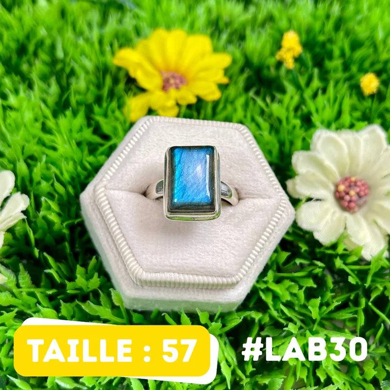 Bluefire Labradorit-Ring #LAB30