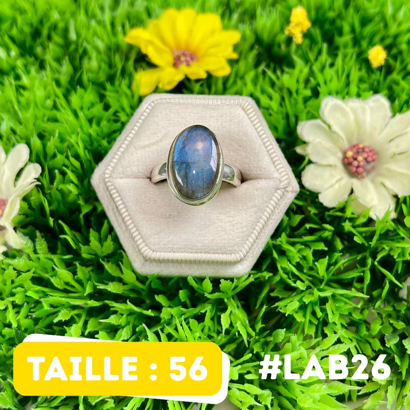 Bluefire Labradorit-Ring #LAB26