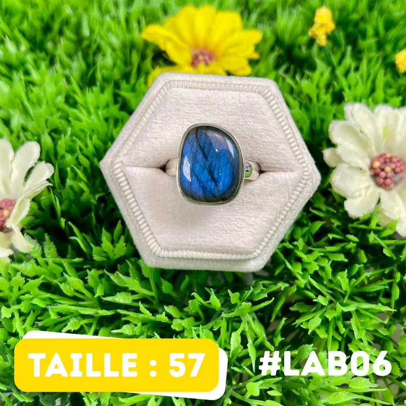 Bluefire Labradorit-Ring #LAB06