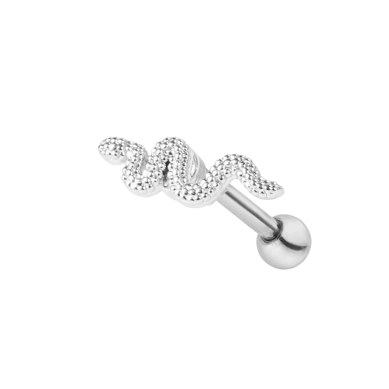 Snake Ohr Piercing 18K Vergoldet