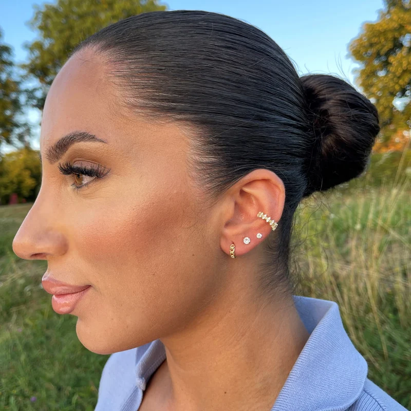 Brili Ear Cuff | 18K vergoldet