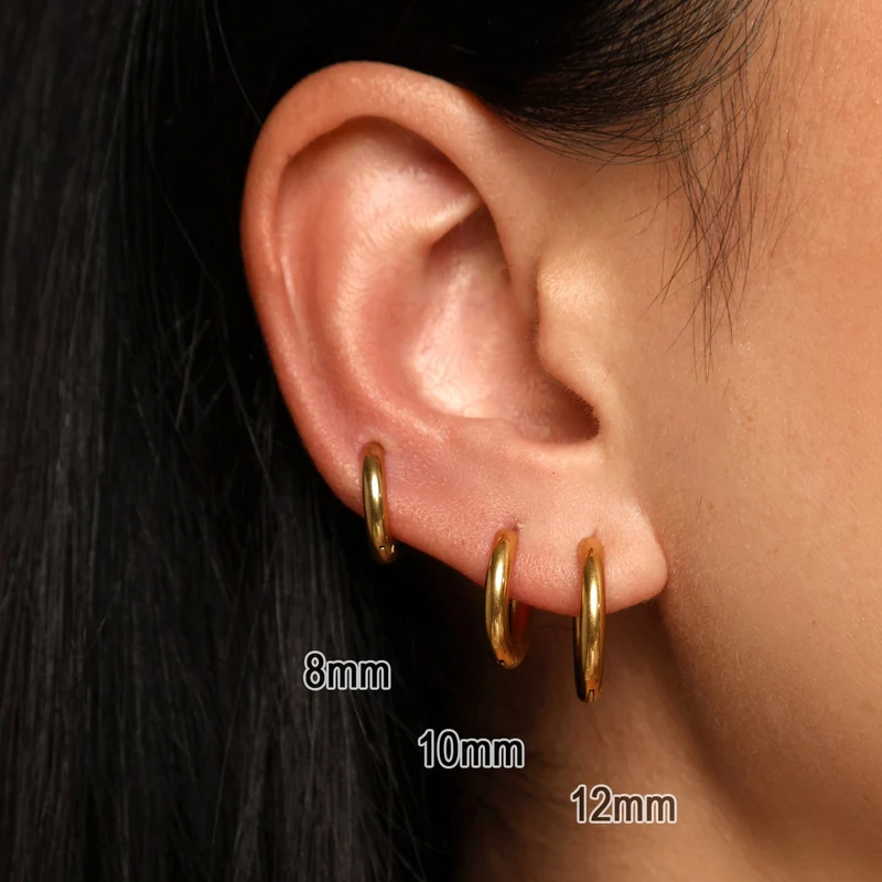 Simple Ohrringe | 18K vergoldet