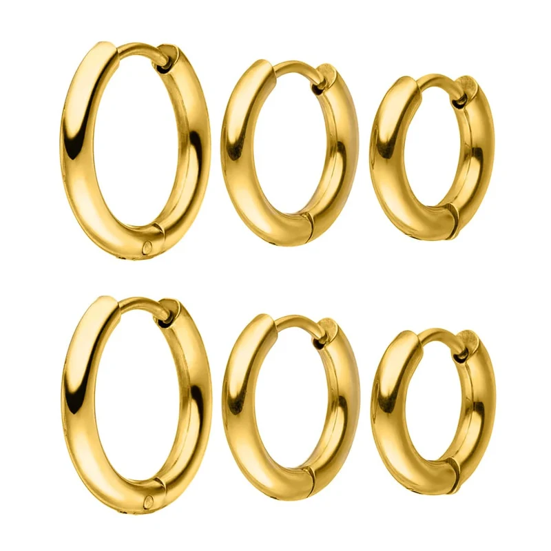 Simple Set Ohrringe | 18K vergoldet