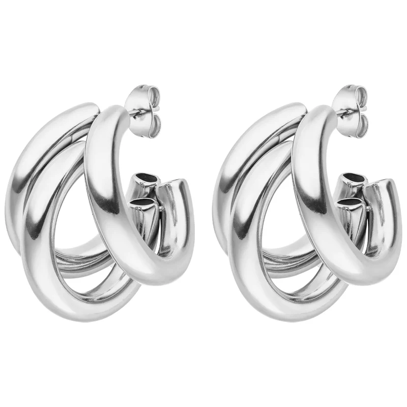 Triple Ohrstecker | 18K vergoldet