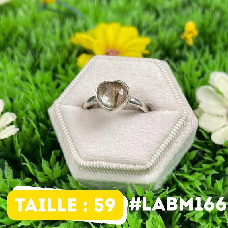 Silberner Labradorit-Multifire-Ring #LABM166