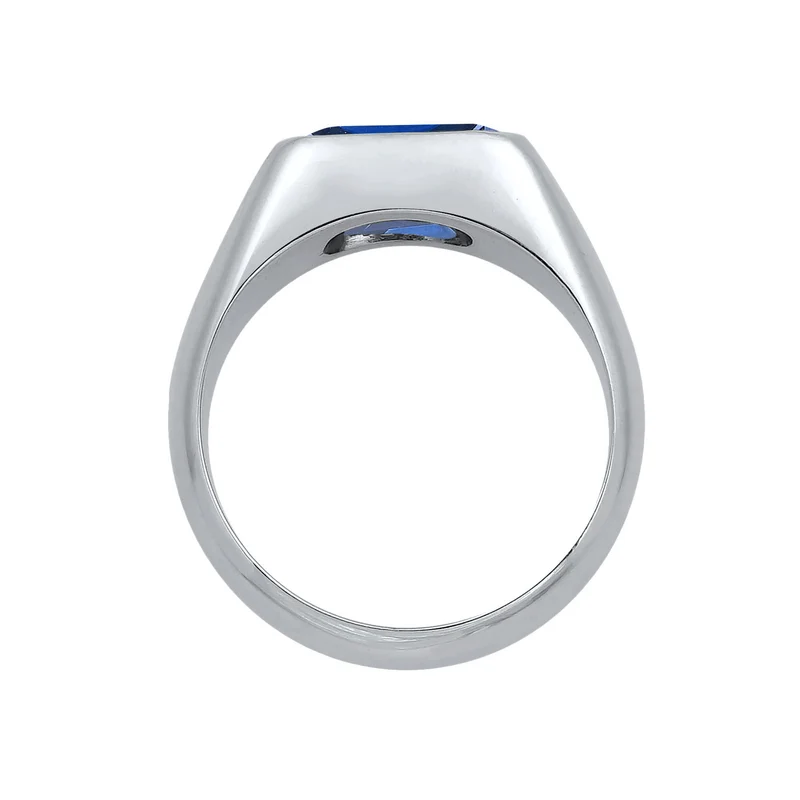 Siegelring | Saphir (Blau)