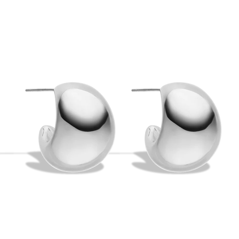 Popular Oval Ohrstecker 18K Vergoldet
