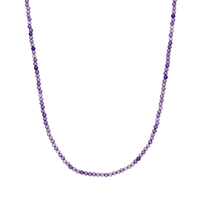Amethyst Kette 14K Vergoldet