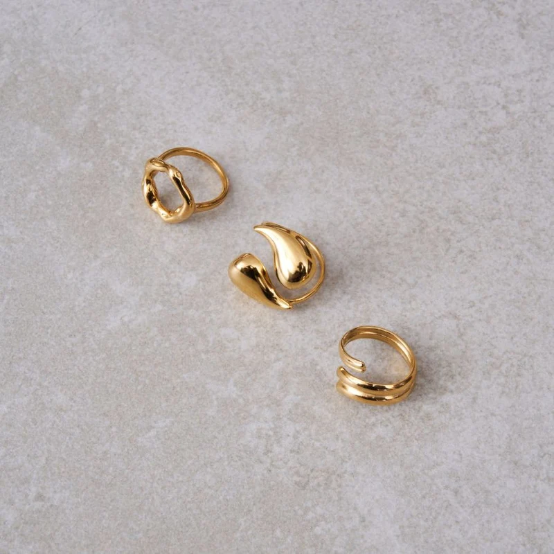 Abbaddon Popular Ring 18K Vergoldet