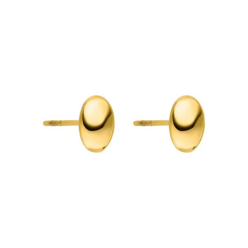 Popular Simple Ohrstecker 14K Vergoldet