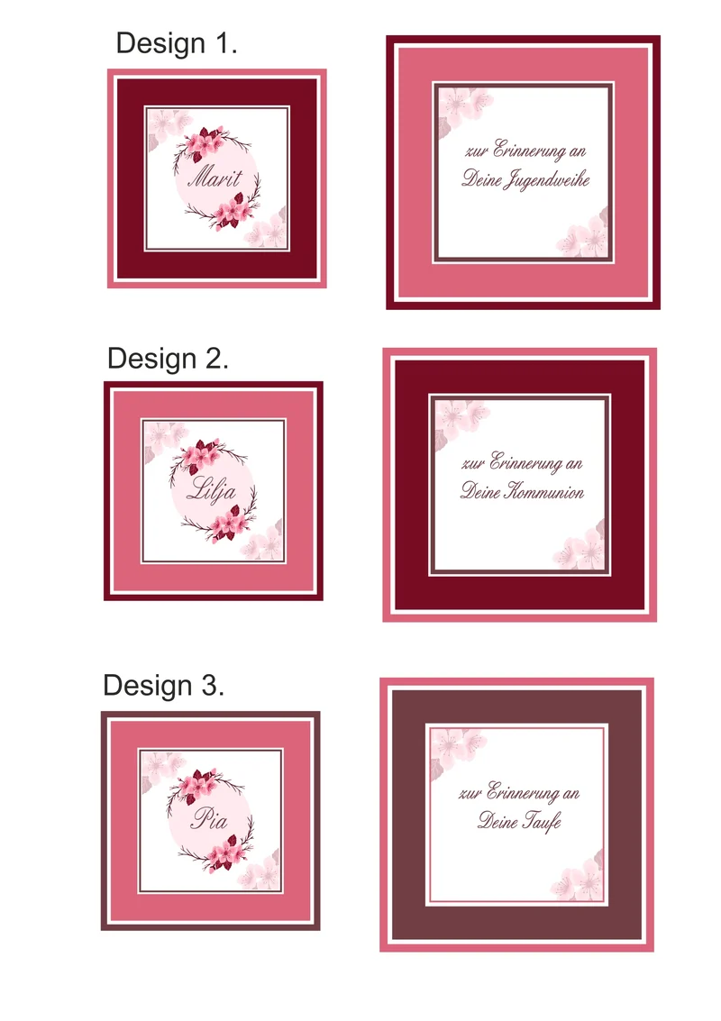 PERSONALISIERTE SCHMUCK SCHACHTEL, GESCHENK VERPACKUNG SCHMUCK