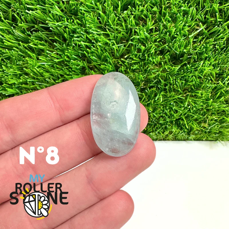 Durchbohrter Aquamarin-Anhänger 5A