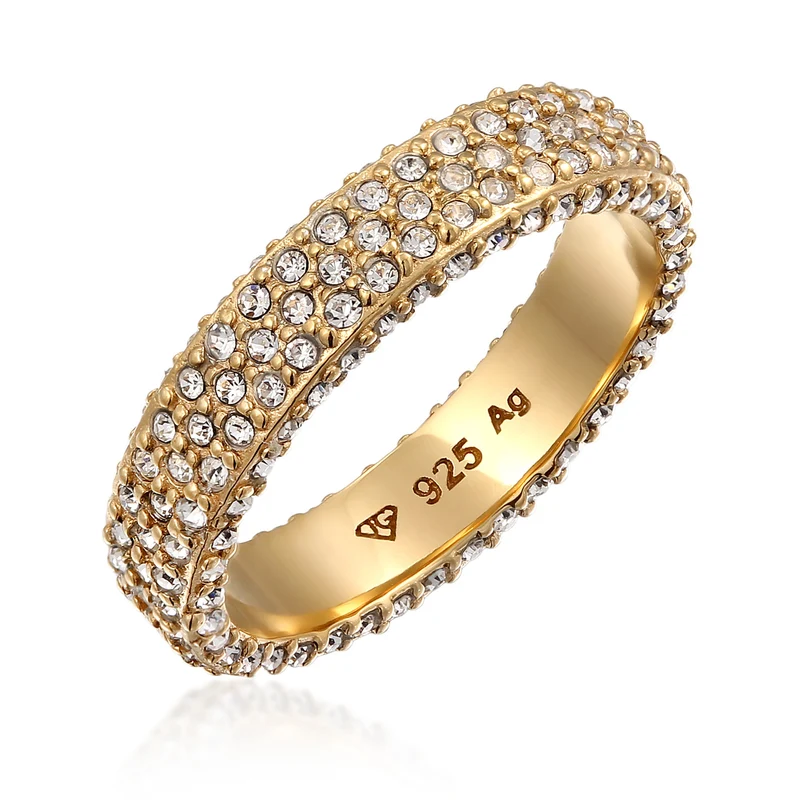 Bandring Memoire | Mit Kristallen von Swarovski® (Weiß)